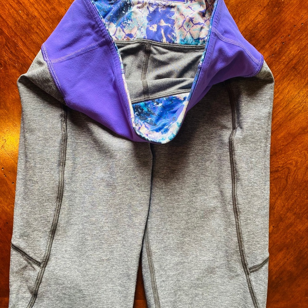 Ivivva by Lululemon Girl’s size 14 Capri Tights - Picture 9 of 12